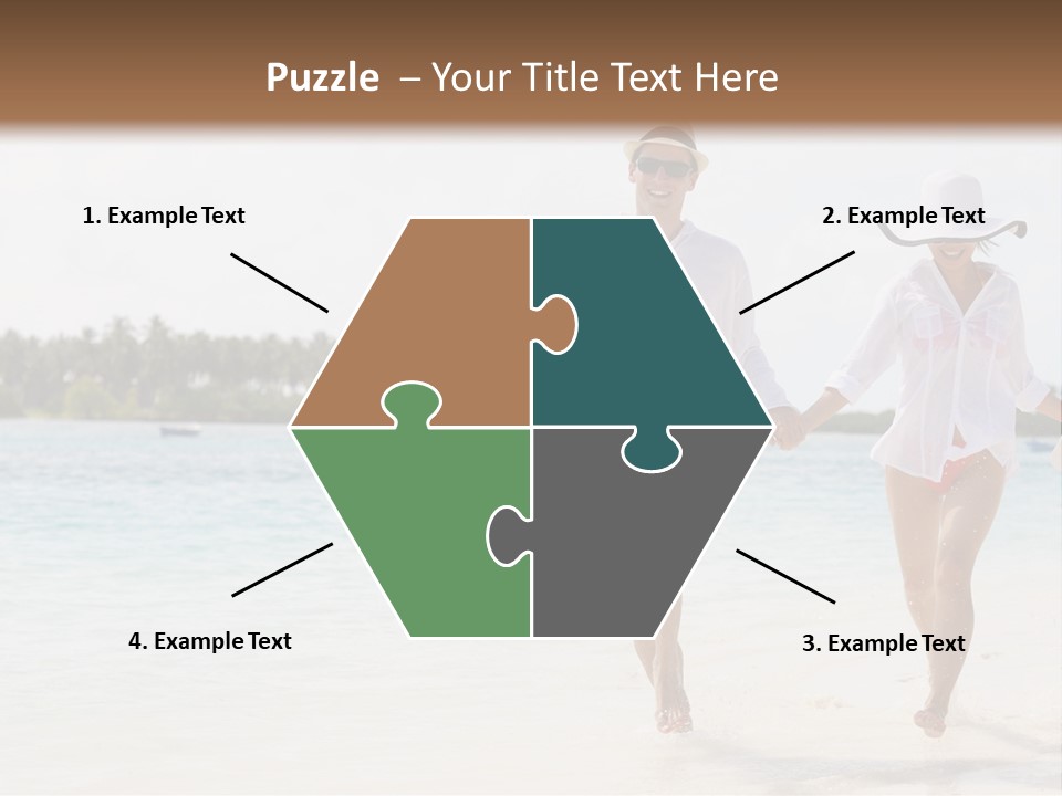 Happy Girl Tourism PowerPoint Template