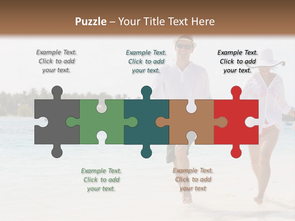 Happy Girl Tourism PowerPoint Template