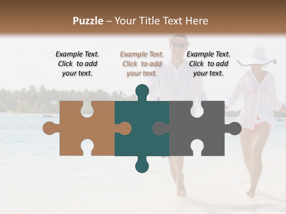 Happy Girl Tourism PowerPoint Template