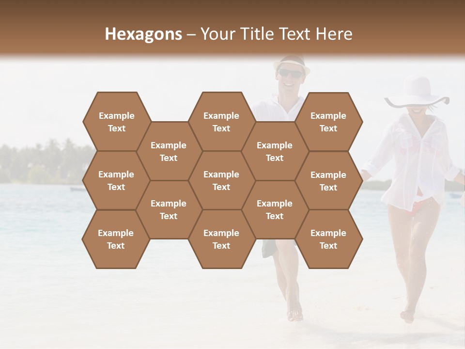 Happy Girl Tourism PowerPoint Template