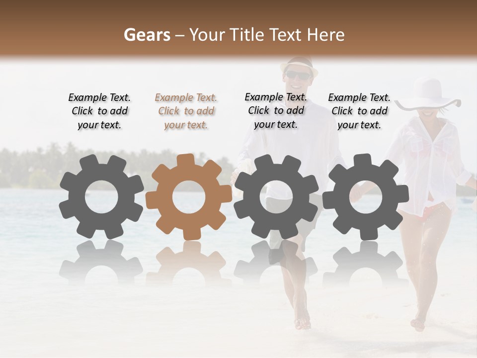 Happy Girl Tourism PowerPoint Template