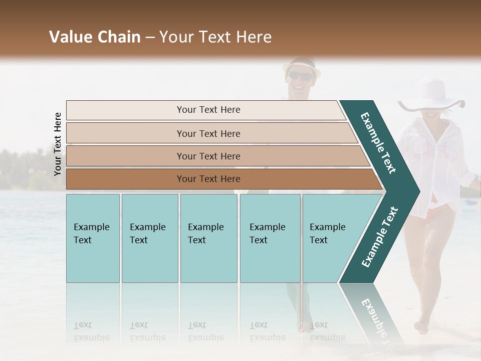 Happy Girl Tourism PowerPoint Template