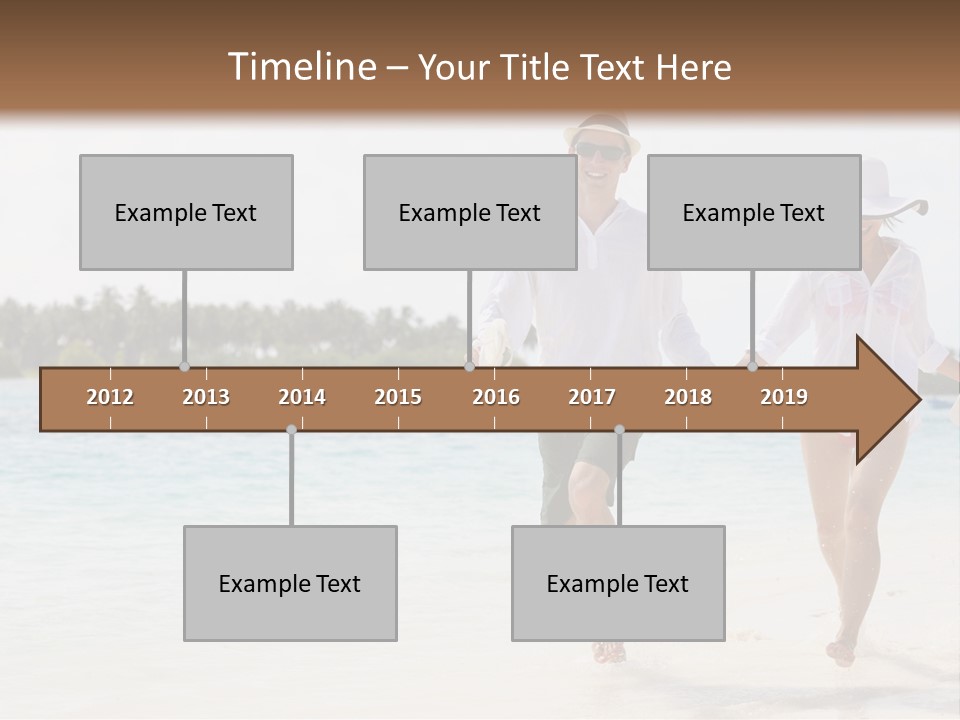 Happy Girl Tourism PowerPoint Template