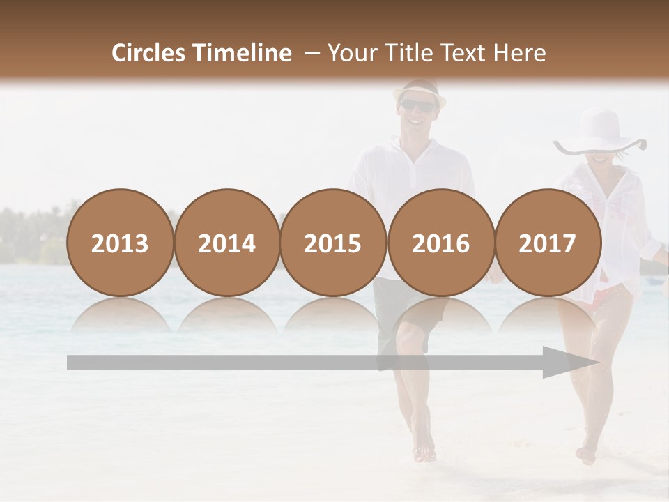 Happy Girl Tourism PowerPoint Template