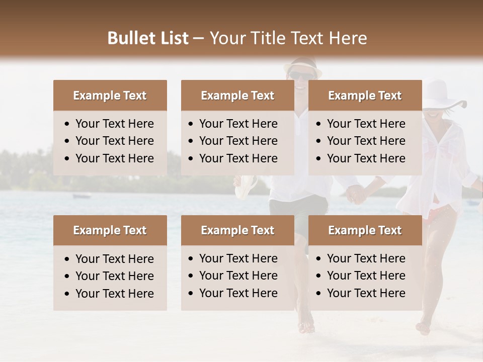 Happy Girl Tourism PowerPoint Template