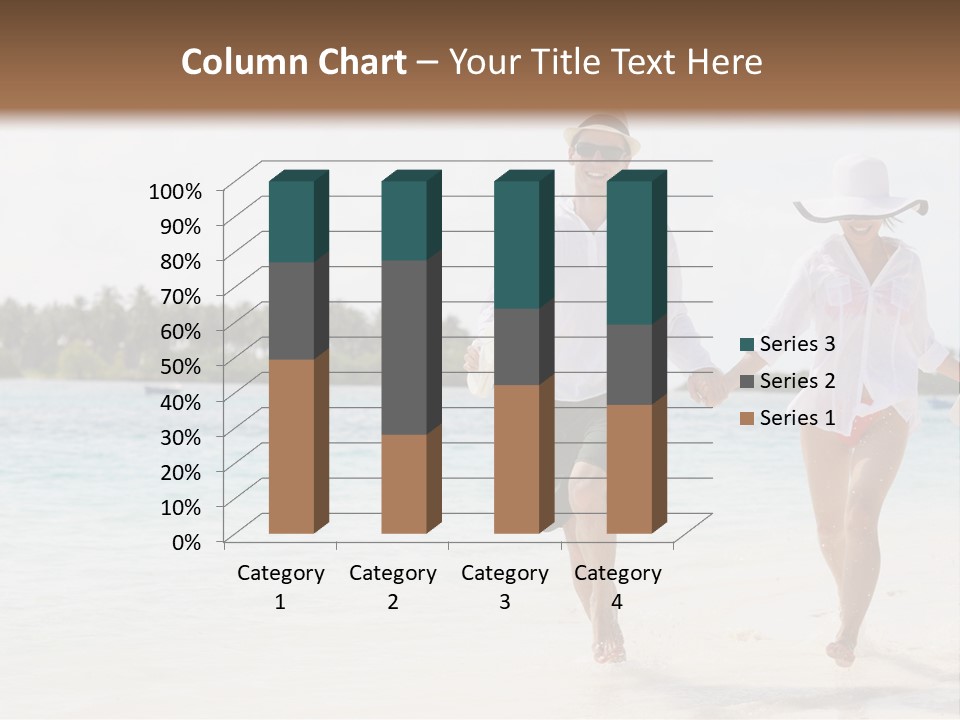 Happy Girl Tourism PowerPoint Template