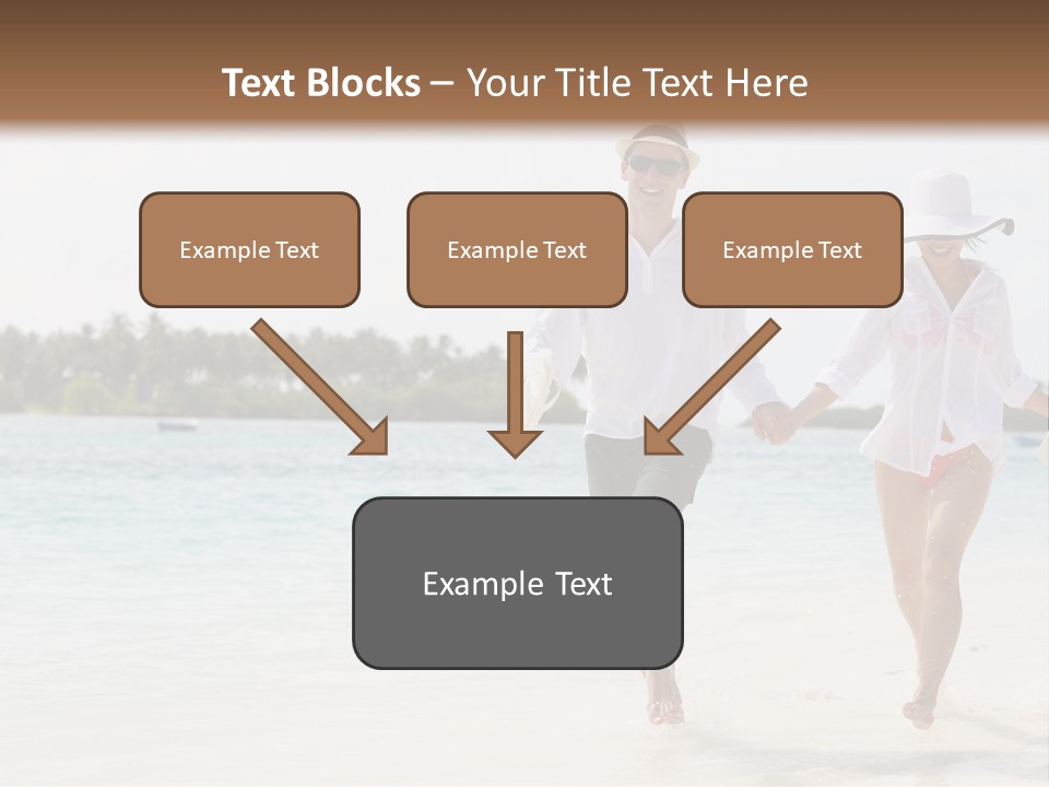 Happy Girl Tourism PowerPoint Template