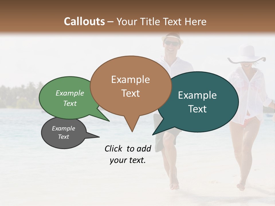 Happy Girl Tourism PowerPoint Template