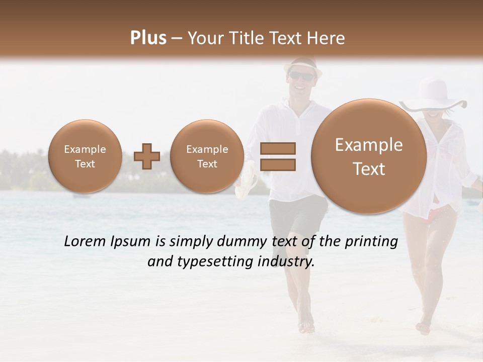 Happy Girl Tourism PowerPoint Template