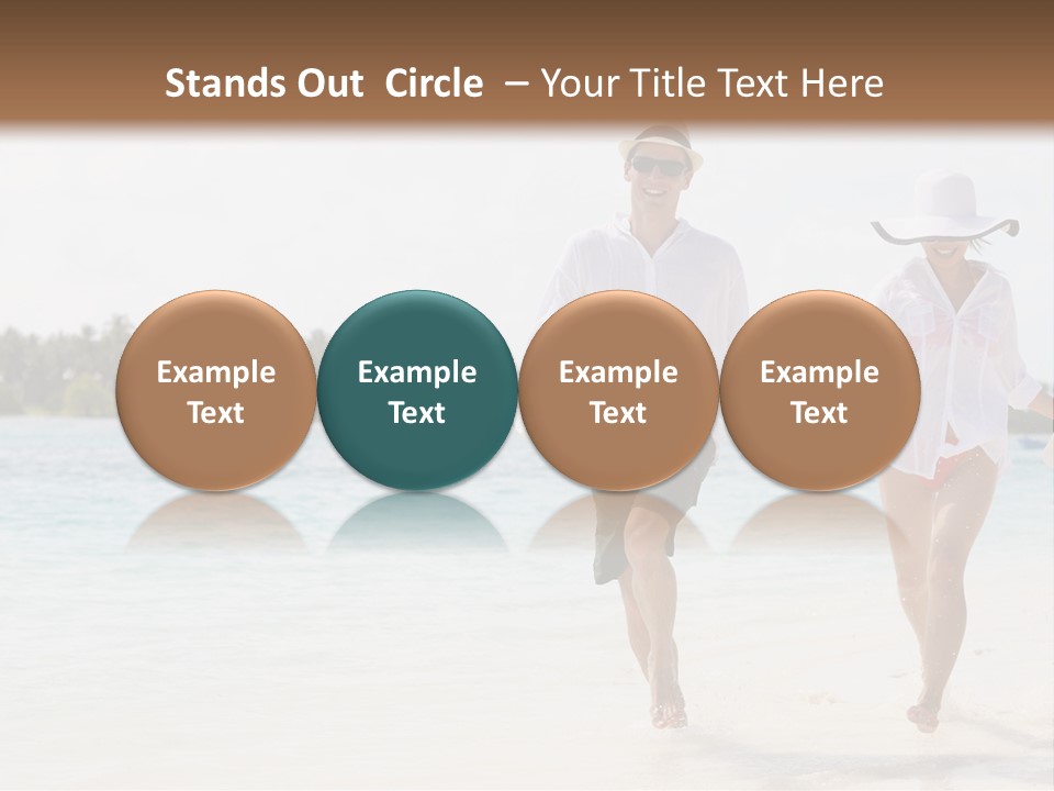 Happy Girl Tourism PowerPoint Template