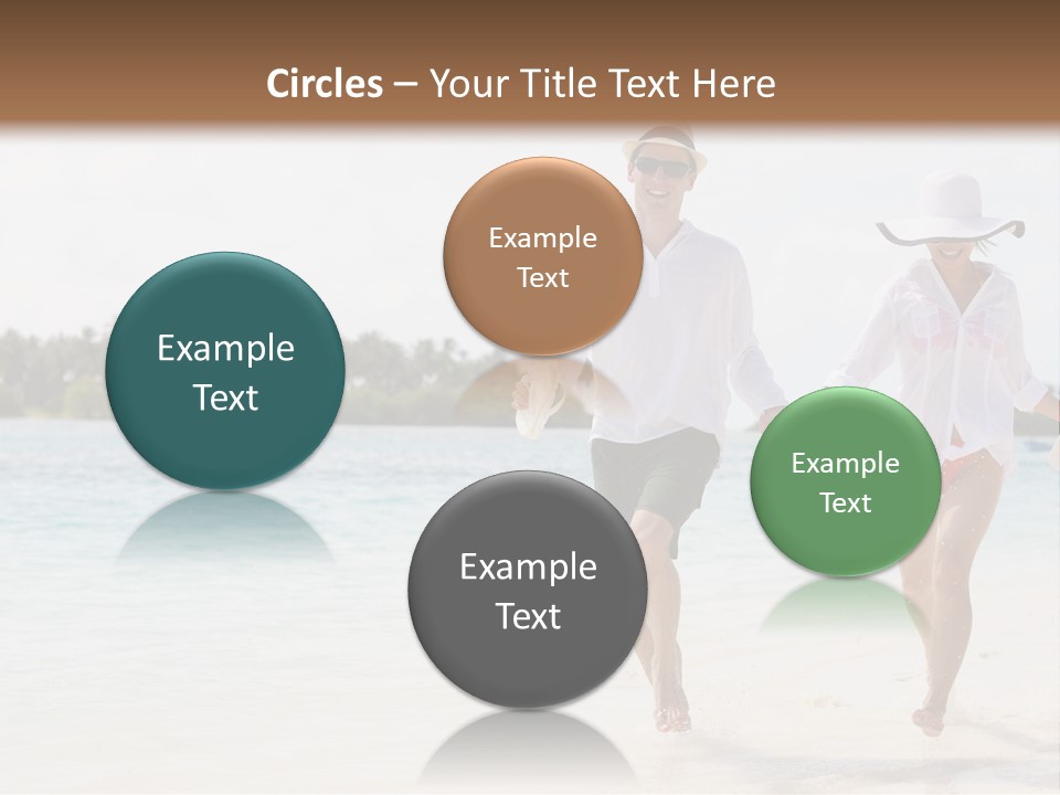 Happy Girl Tourism PowerPoint Template