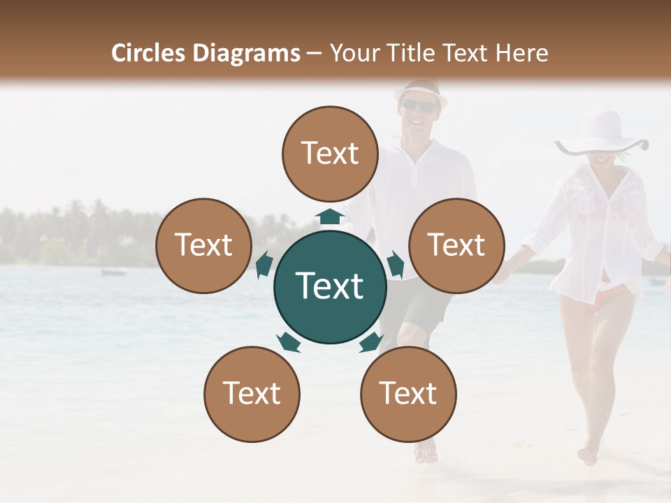 Happy Girl Tourism PowerPoint Template