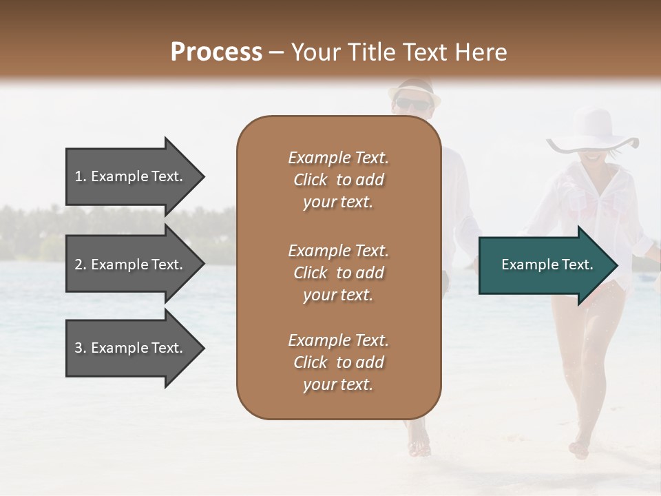 Happy Girl Tourism PowerPoint Template