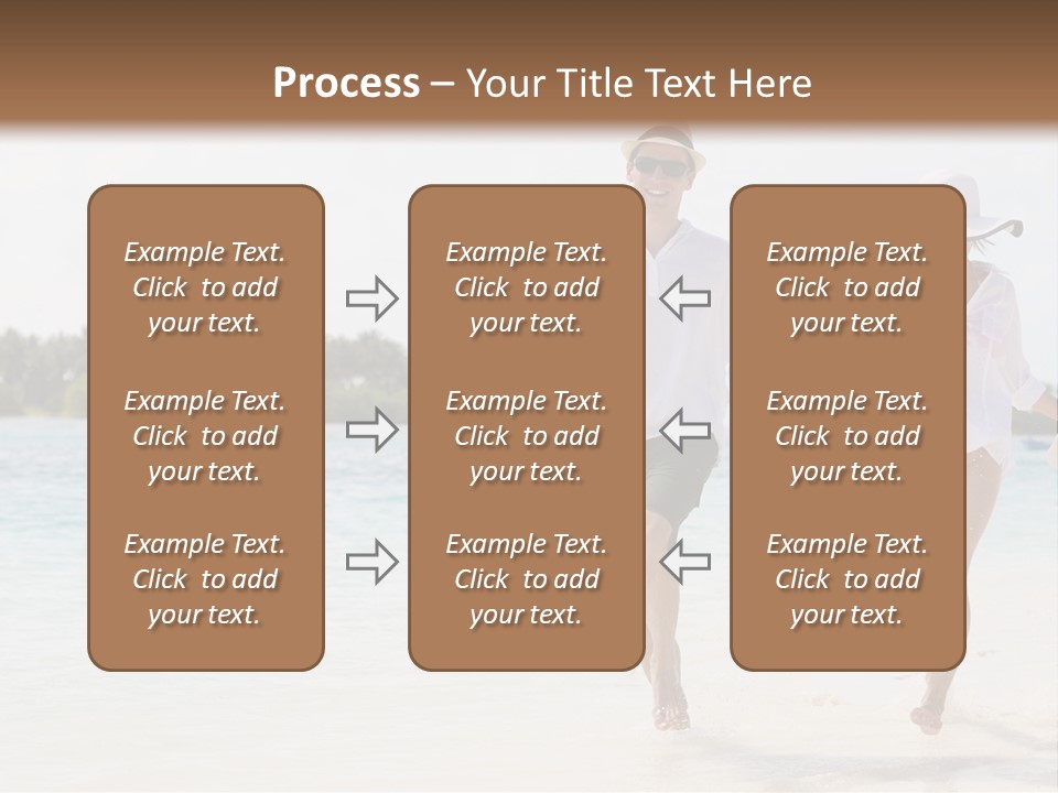 Happy Girl Tourism PowerPoint Template