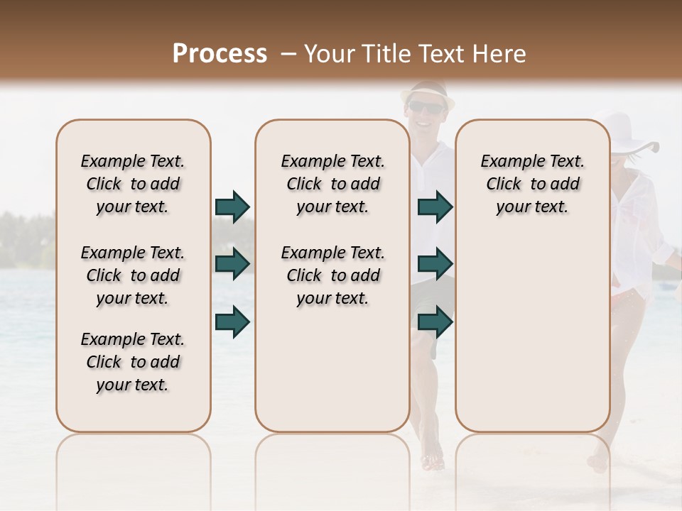 Happy Girl Tourism PowerPoint Template