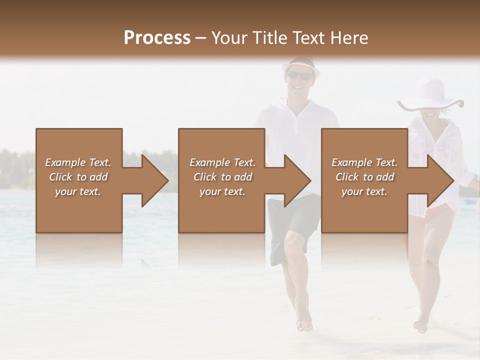 Happy Girl Tourism PowerPoint Template