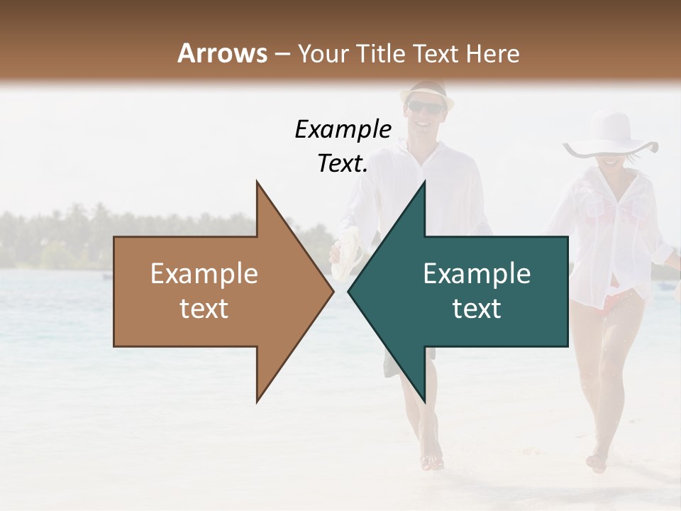 Happy Girl Tourism PowerPoint Template