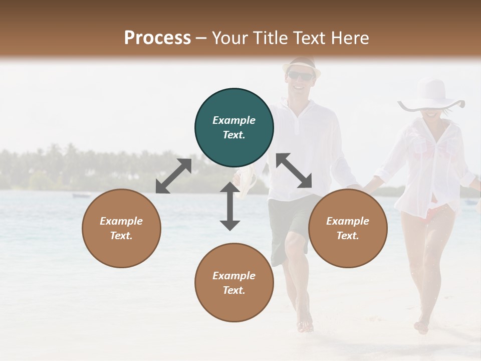 Happy Girl Tourism PowerPoint Template