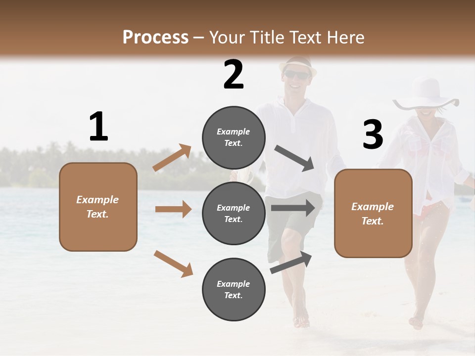 Happy Girl Tourism PowerPoint Template