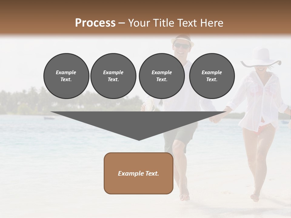 Happy Girl Tourism PowerPoint Template