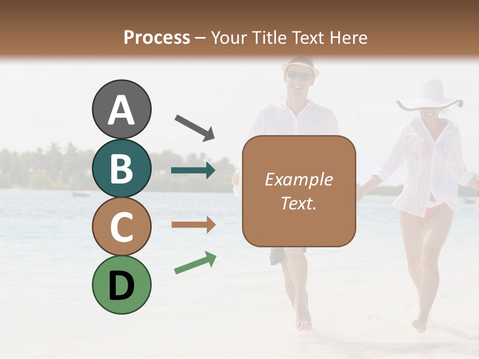 Happy Girl Tourism PowerPoint Template