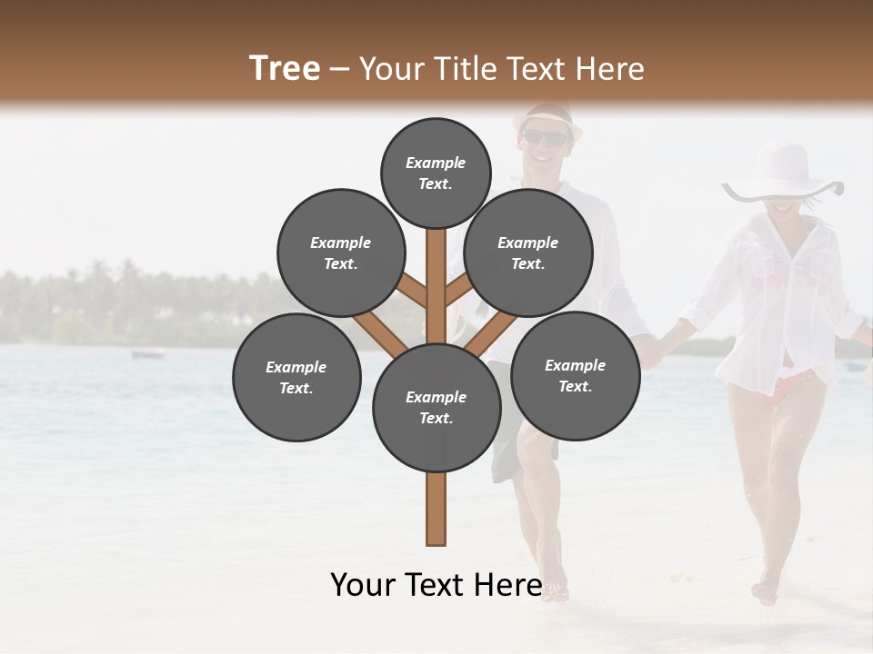Happy Girl Tourism PowerPoint Template