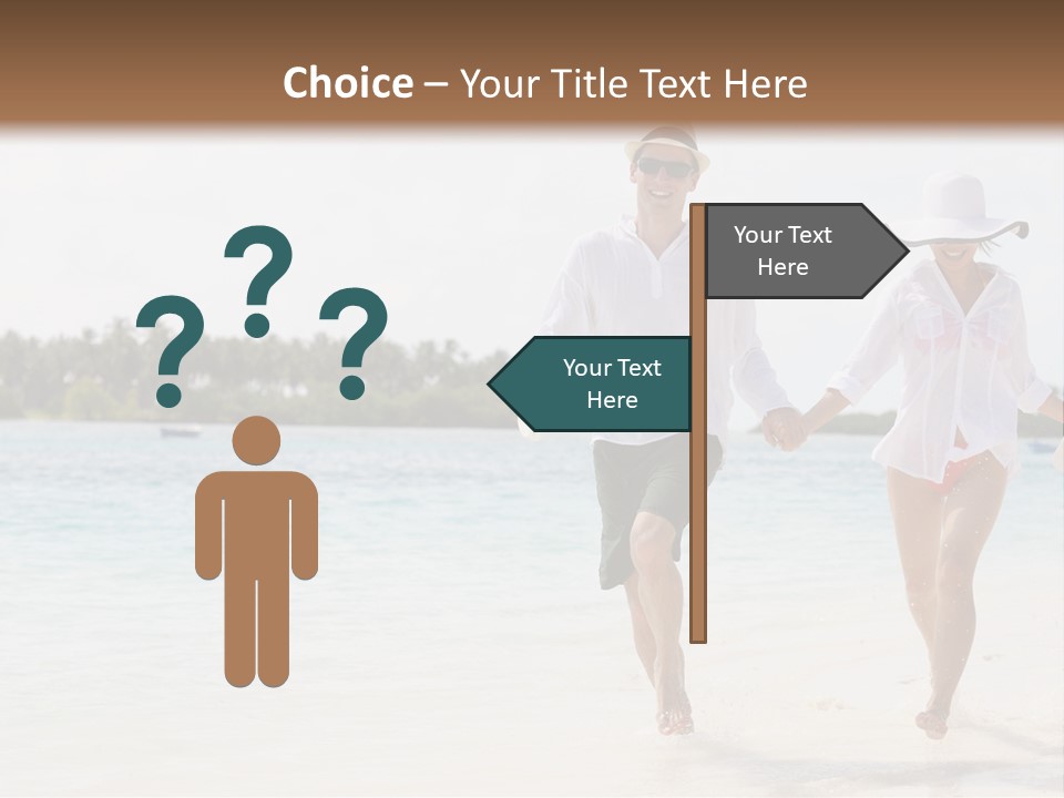 Happy Girl Tourism PowerPoint Template