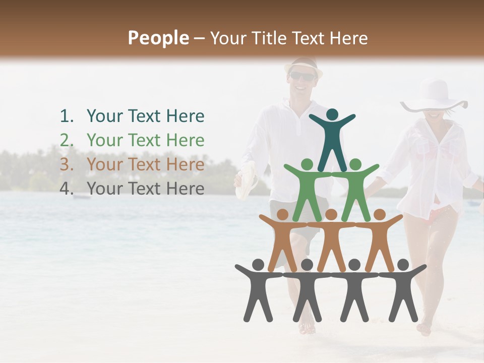 Happy Girl Tourism PowerPoint Template