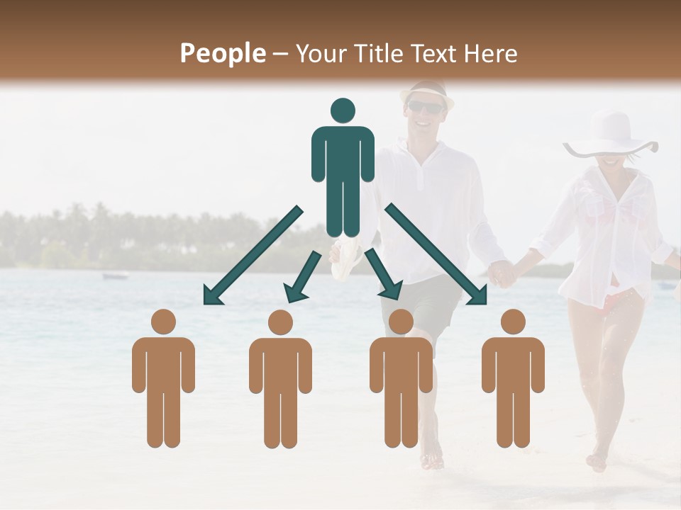 Happy Girl Tourism PowerPoint Template