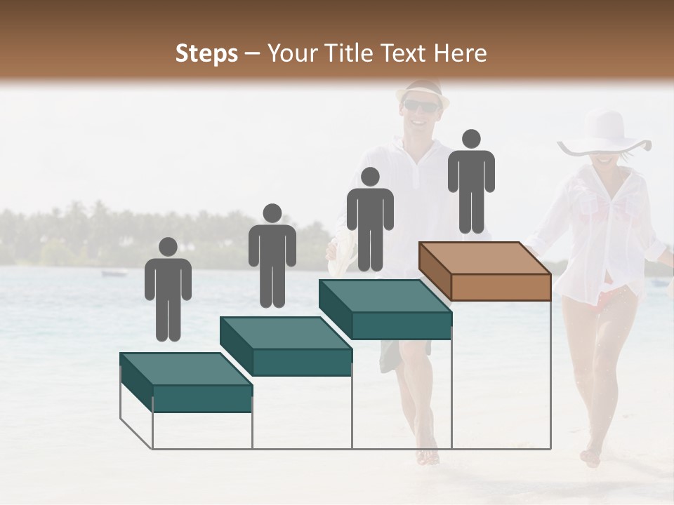 Happy Girl Tourism PowerPoint Template