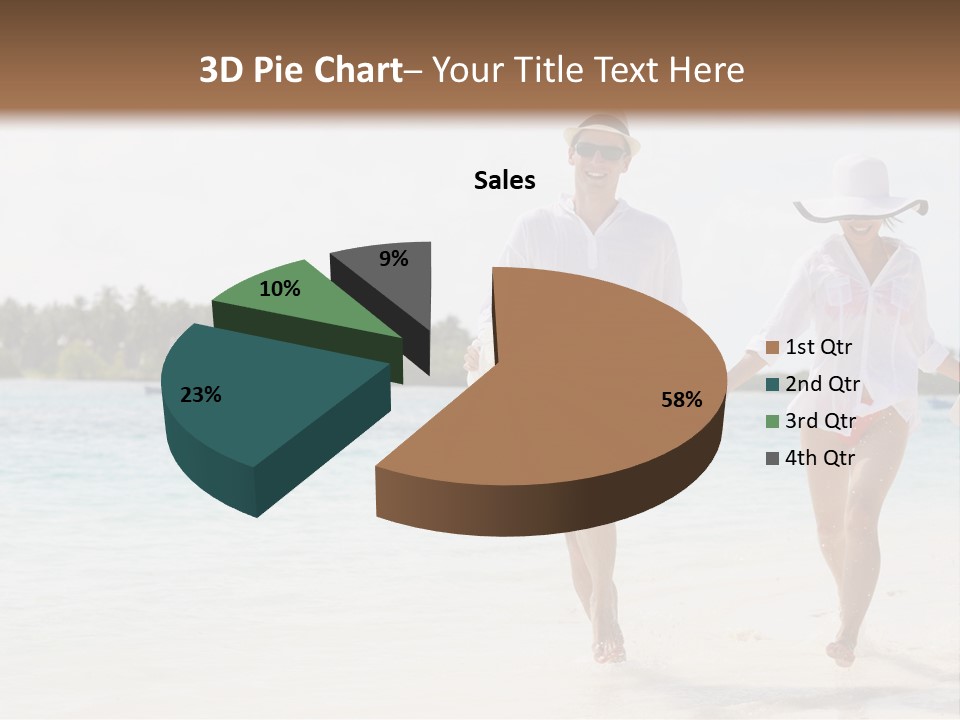 Happy Girl Tourism PowerPoint Template