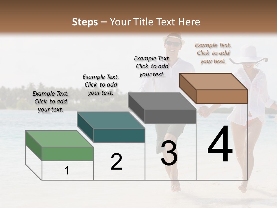 Happy Girl Tourism PowerPoint Template