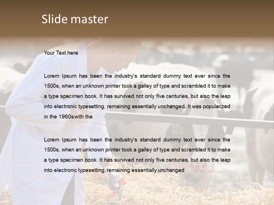 Man Tubes Checkup PowerPoint Template