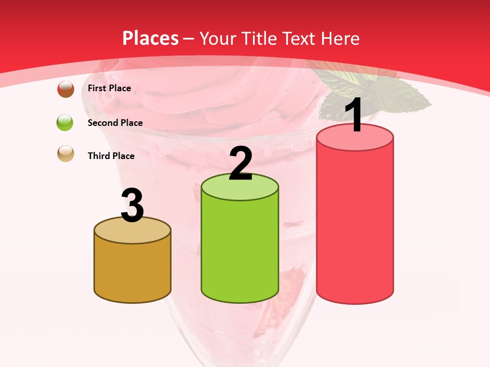 Yoghurt Eating Sweet PowerPoint Template