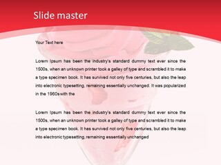 Yoghurt Eating Sweet PowerPoint Template