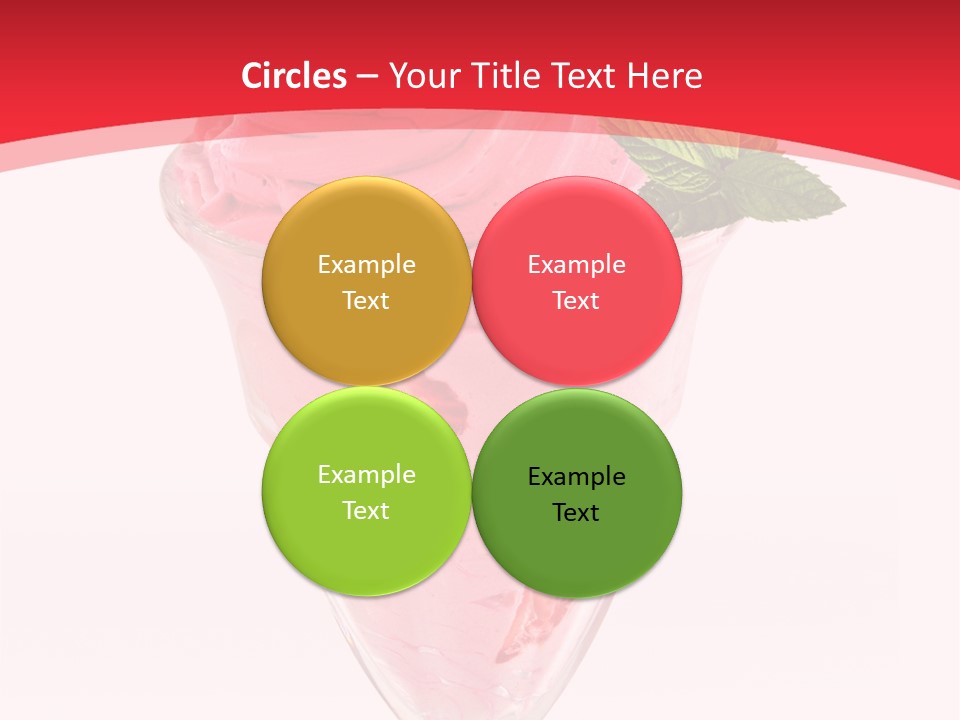 Yoghurt Eating Sweet PowerPoint Template