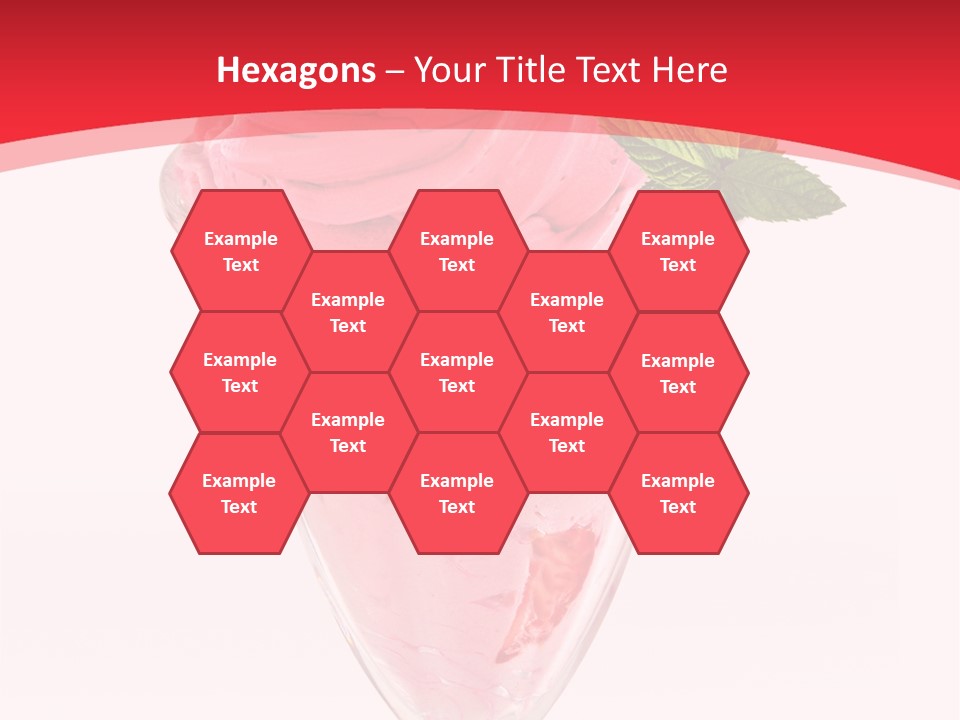 Yoghurt Eating Sweet PowerPoint Template