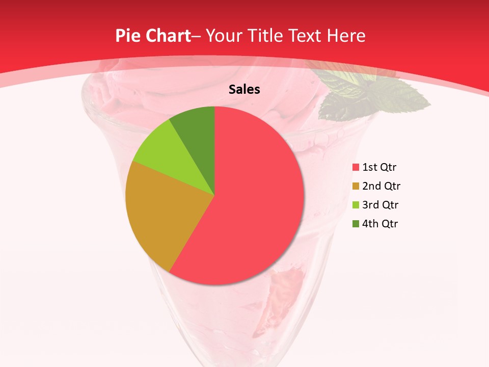 Yoghurt Eating Sweet PowerPoint Template
