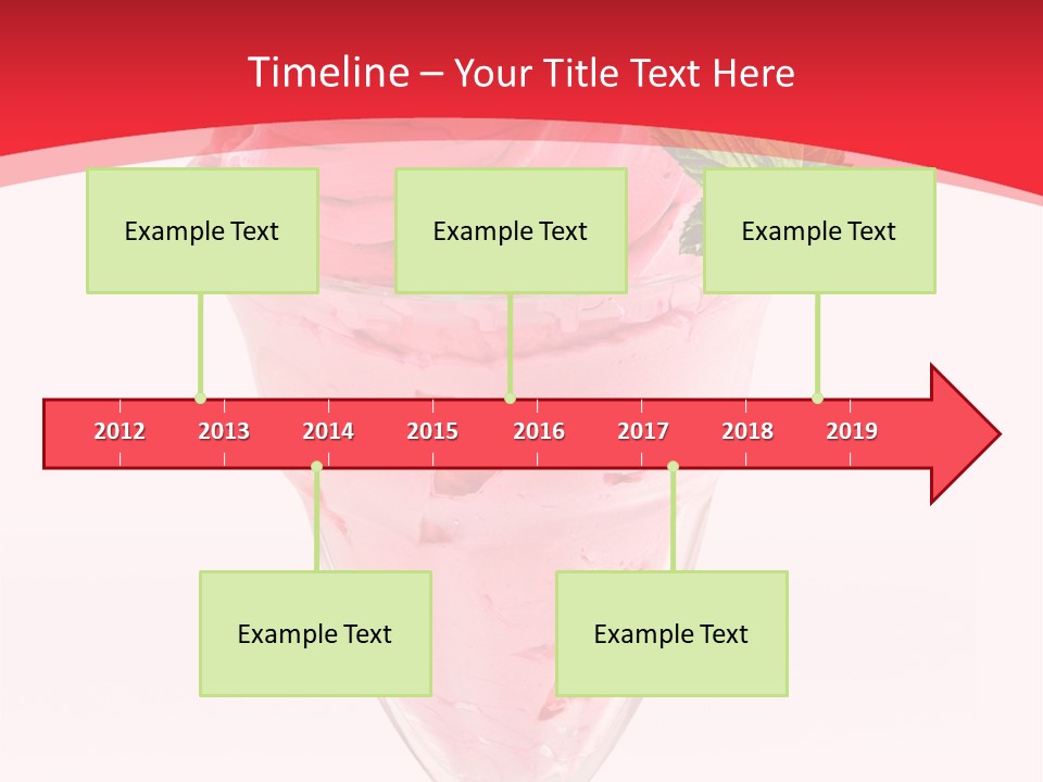 Yoghurt Eating Sweet PowerPoint Template