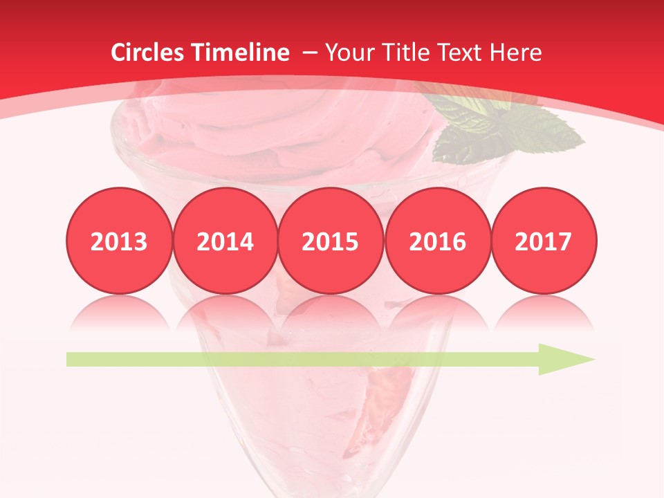 Yoghurt Eating Sweet PowerPoint Template