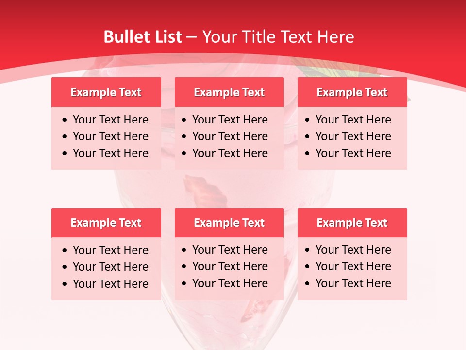 Yoghurt Eating Sweet PowerPoint Template