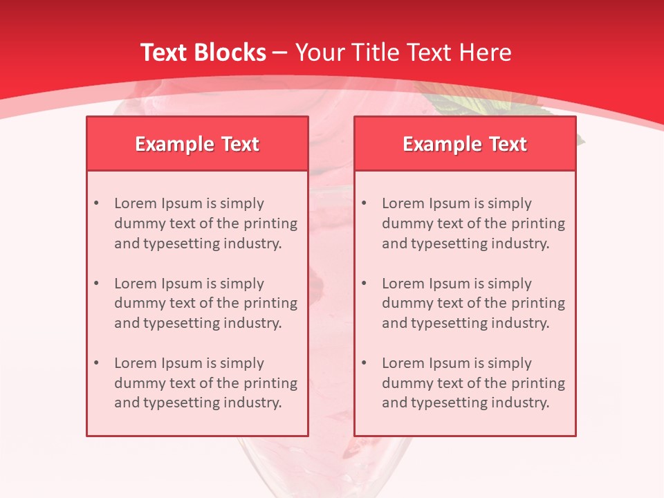 Yoghurt Eating Sweet PowerPoint Template