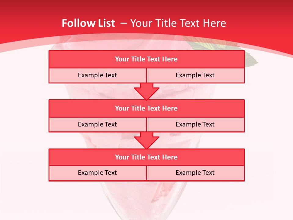 Yoghurt Eating Sweet PowerPoint Template