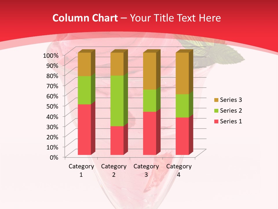 Yoghurt Eating Sweet PowerPoint Template