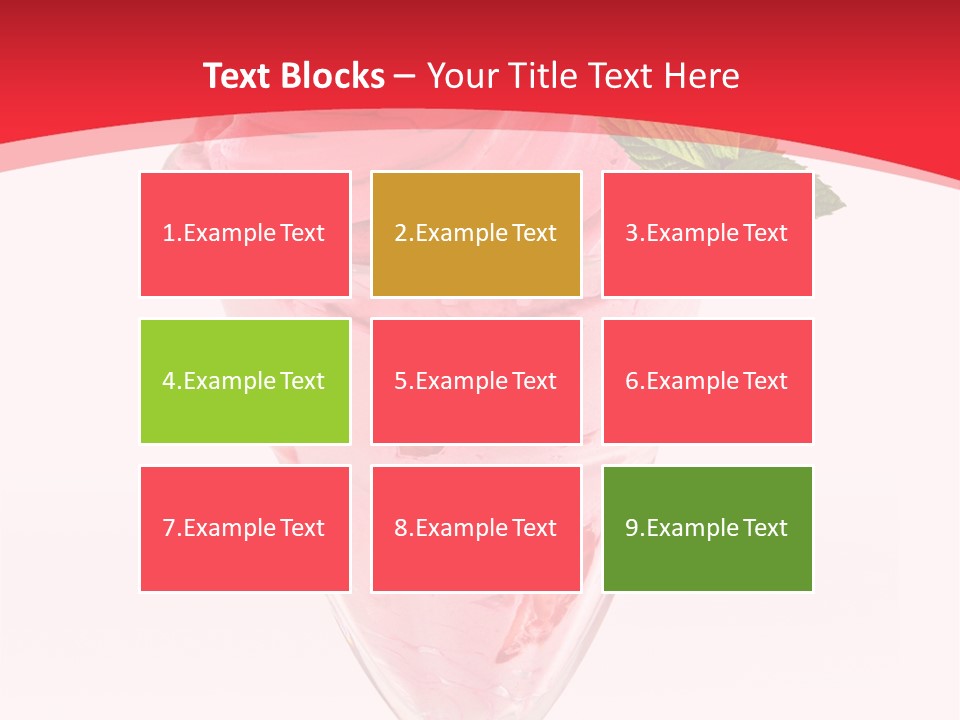 Yoghurt Eating Sweet PowerPoint Template