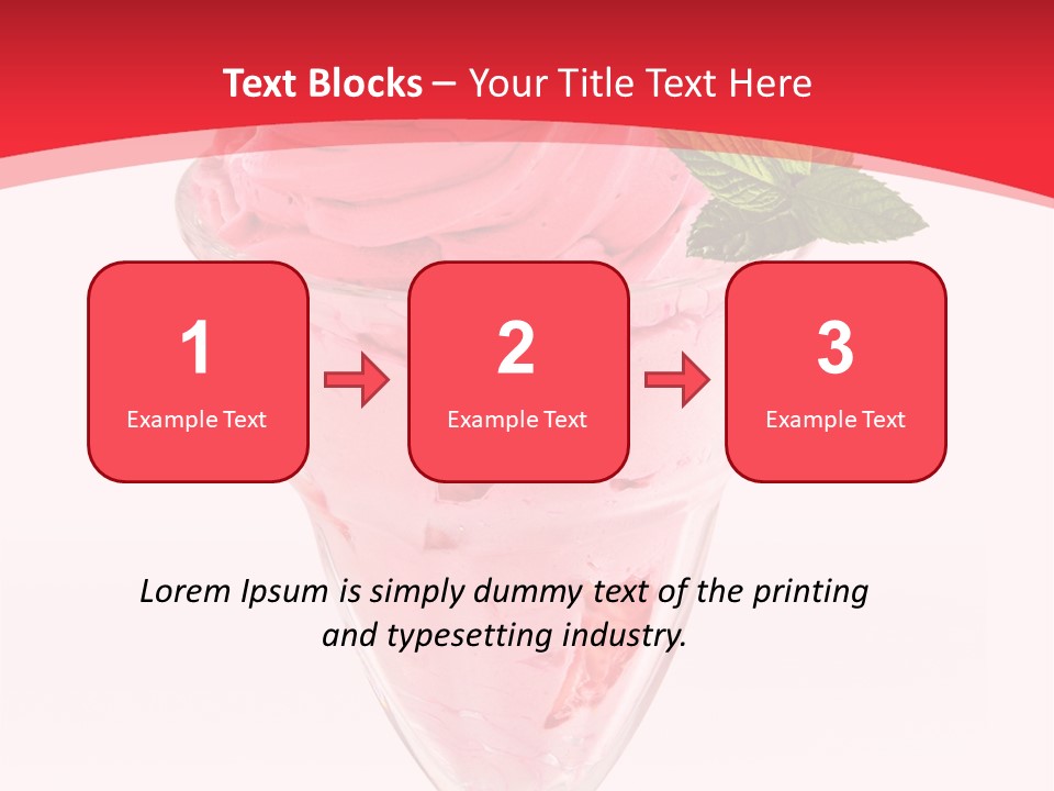 Yoghurt Eating Sweet PowerPoint Template