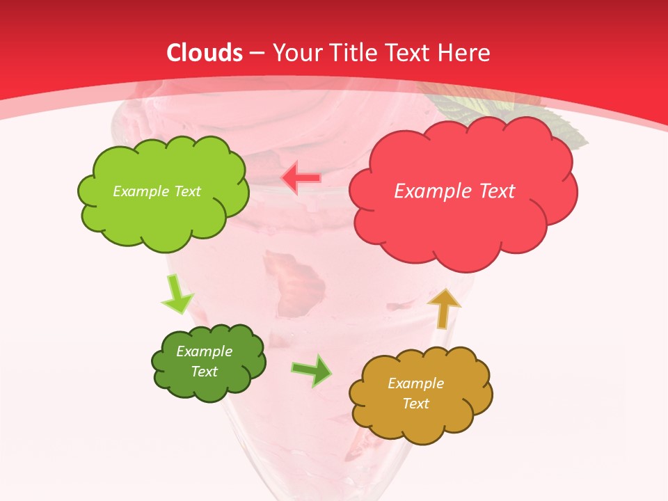 Yoghurt Eating Sweet PowerPoint Template