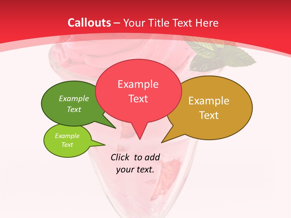 Yoghurt Eating Sweet PowerPoint Template