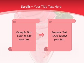 Yoghurt Eating Sweet PowerPoint Template
