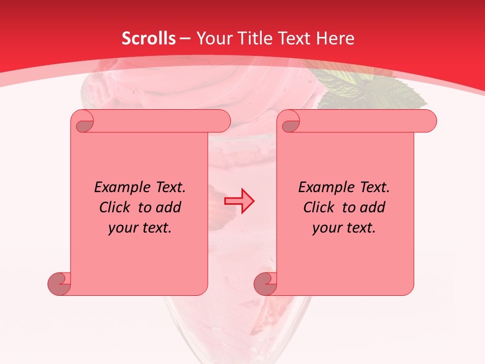 Yoghurt Eating Sweet PowerPoint Template